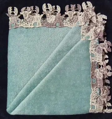 치카자와 레이스 루돌프 타월 손수건