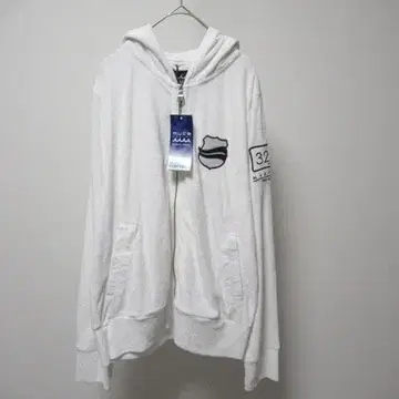 새상품 MUTA MARINE 무타 마린 파일 원단 풀 집업 후드티 M