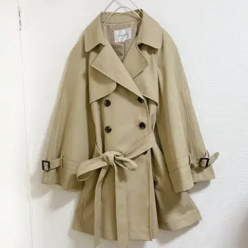 리랜드트루 트렌치코트 라이트 브라운 코트 겉옷