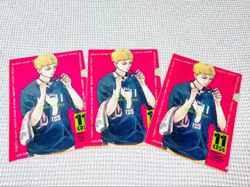 하이큐 최강 점프 가챠 클리어 파일 츠키시마 케이&야마구치 3점