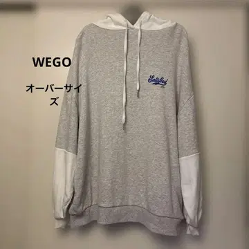 오버 사이즈 후드 부착 후드티 그레이