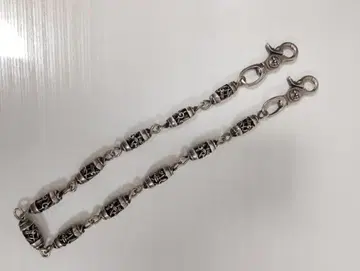 전체 길이 60cm 롱 실버 925 지갑 체인