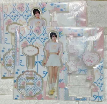 ILLIT 모카 애니마이 복권 아크릴 스탠드 2개