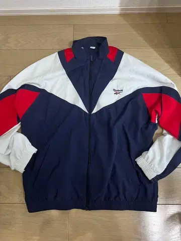 Reebok 나일론 자켓 3XL 사이즈 네이비/화이트/레드
