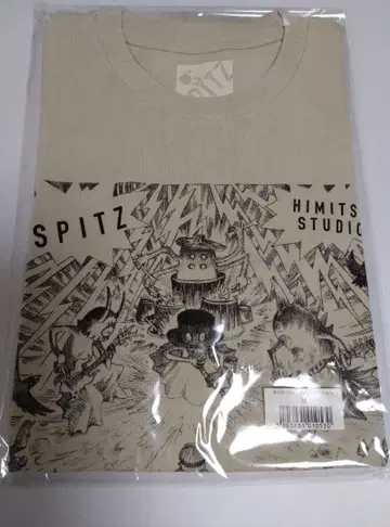 스피츠 [미개봉] 오바케의 락밴드 T셔츠 M사이즈