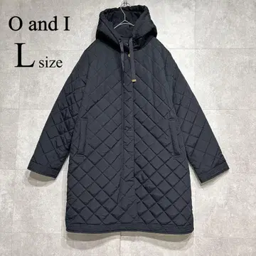 OandI 퀼팅 푸드코트 블랙 L 사이즈