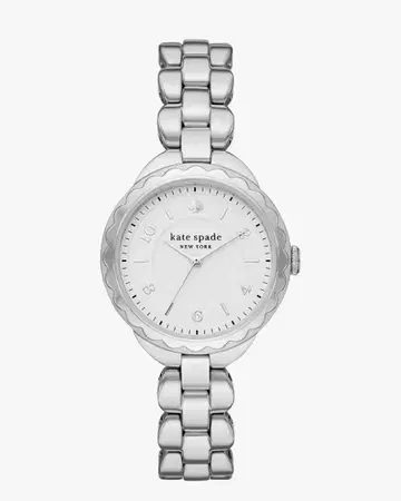케이트 스페이드 모닝사이드 쓰리 핸드 스테인리스 스틸 워치