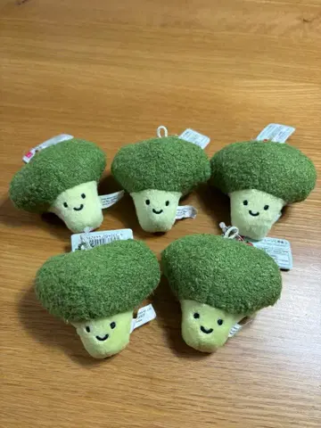새상품 브로콜리 키링 스노우맨 라울 다이소 5개 세트