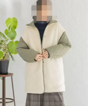 [ 새상품/택 포함 ] studio CLIP 리버서블 보아 코트