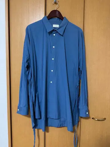 TOIRONIER 파랑 루즈 셔츠 looseshirt