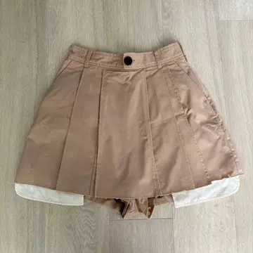 atmos pink 플리츠 스커트 베이지