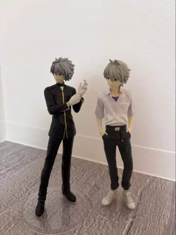 [새상품급] 에반게리온 제일복권 피규어 나기사 카오루 2체 세트