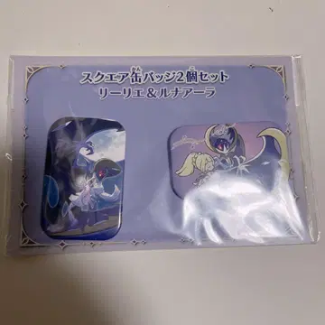 포켓몬 캔뱃지 스퀘어 트레이너 리리에 루나아라