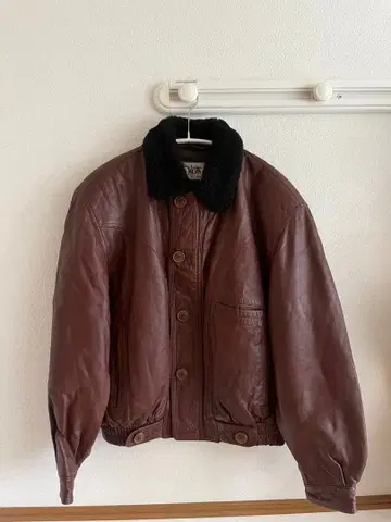 이탈리아제 가죽 자켓 남성용 G-1 타입 유로 빈티지