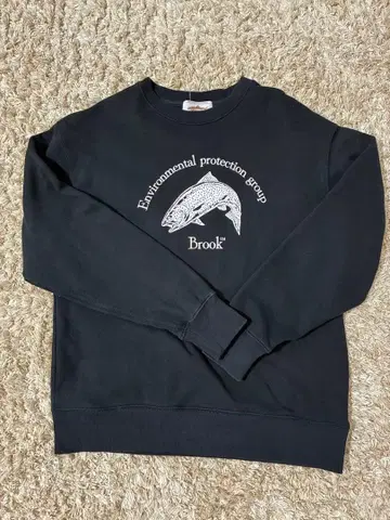 Brook 맨투맨 XL 물고기 프린트