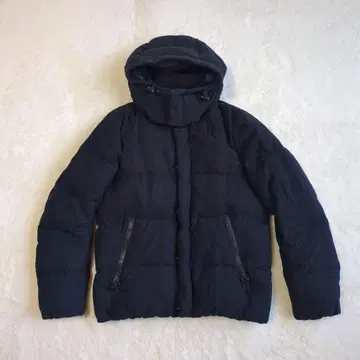 나노 유니버스 다운 자켓 블루종 울 아틀리에 블랙 남성용