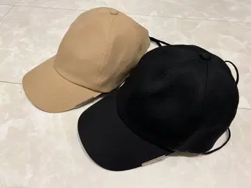 시이짱 차광 캡 성인용 블랙 베이지 실버 금장 장식 세트