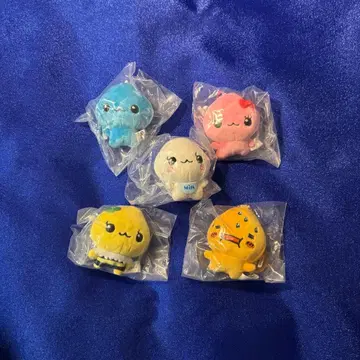 시즈쿠짱 봉제 인형 참 가챠가챠 5개 컴플리트 세트