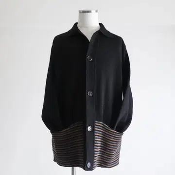 1990s ANTHONY TARASSI 블랙 니트 자켓 이탈리아제