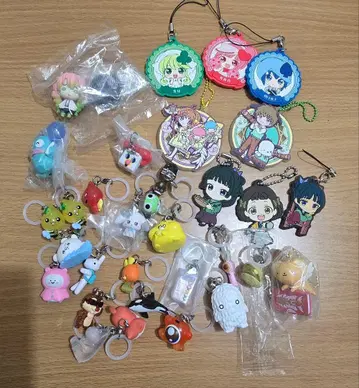 메지루시 액세서리, 키링, 피규어 세트 (34개)