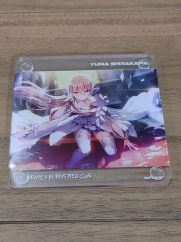 헤븐 번즈 레드 카페 아크릴 코스터 시라카와 유이나