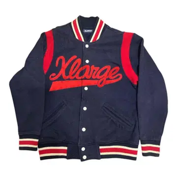 Xlarge 바시티 자켓 네이비 자수 로고 자켓