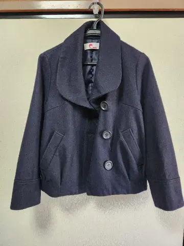 네이비 숏 자켓(코트)