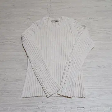 H1025 TORRAZZO DONNA 화이트 니트 손 버튼 포함