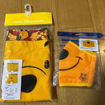 푸우 팬츠와 마스크 세트 L 사이즈