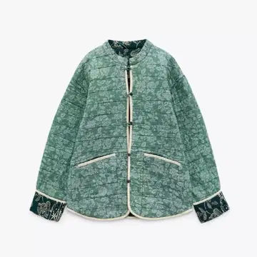 ZARA 리버서블 퀼팅 자켓 M