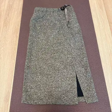 니트 타이트 스커트 슬릿 사이즈 S