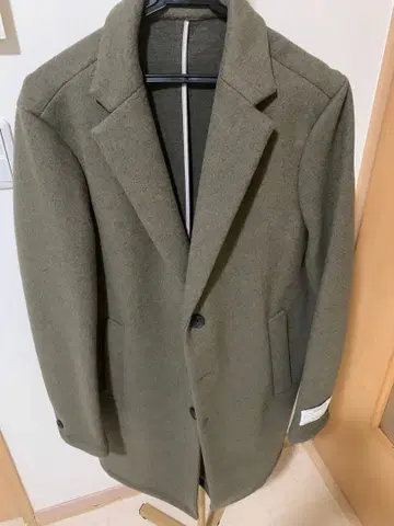 [ 새상품급 ] INHERIT 체스터 코트 올리브