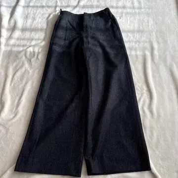 INDIVI 인디비 울 와이드 팬츠 l