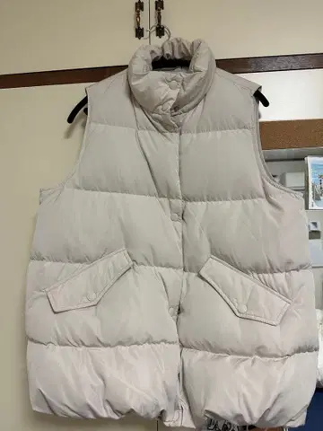 GAP 베이지 다운 베스트