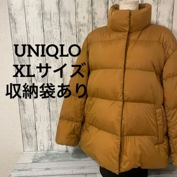 [ 새상품급 ] 유니클로 울트라 라이트 다운 롱 코트 골드 XL 사이즈