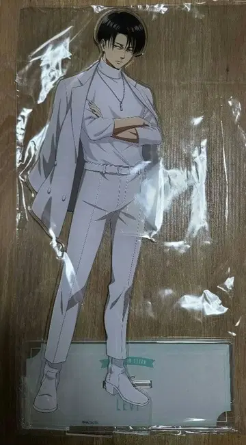 진격의 거인 리바이 화이트 코디 시리즈 빅 아크릴 스탠드