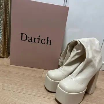 Darich 부츠 화이트 M 사이즈