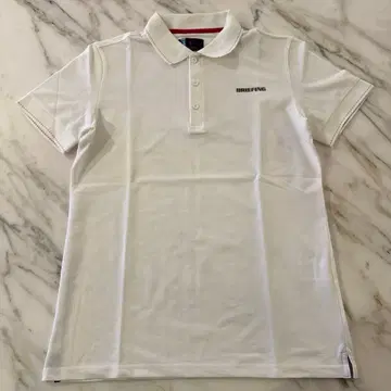 새상품급 브리핑 피케 셔츠 화이트 레드 M BRG202M01