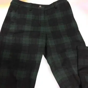 캘러웨이 그린 체크 무늬 여성용 골프 팬츠 골프웨어