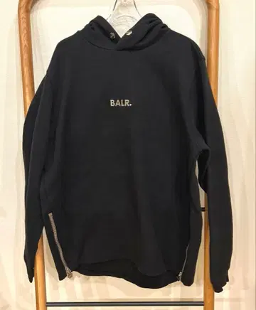 BALR 보라 셋업 상하의 맨투맨 후드티 블랙