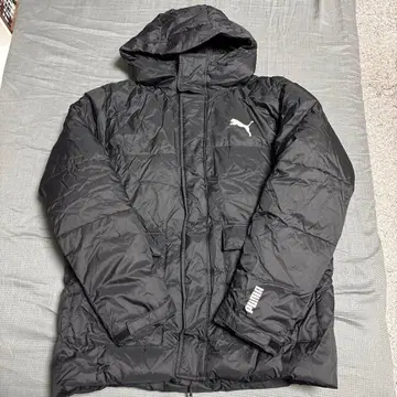 PUMA 블랙 다운 자켓 XXL