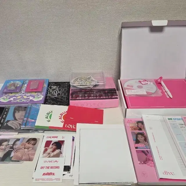 아이브 앨범 포카 등 굿즈 일괄 처분