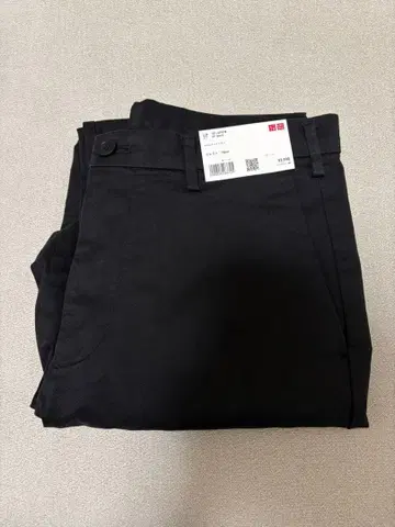 [택 포함 새상품] 블랙 치노 팬츠/UNIQLO/남성 바지