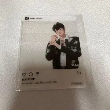 PLAVE AGF2025 클리어 포토 카드 하민 HAMIN