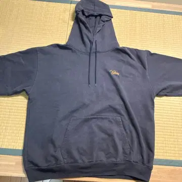 Keboz 다크 블루 후드티 1986년 자수