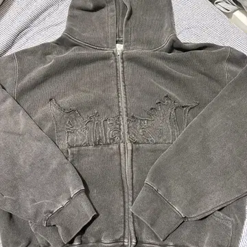 블레스유 더블 지퍼 후드티