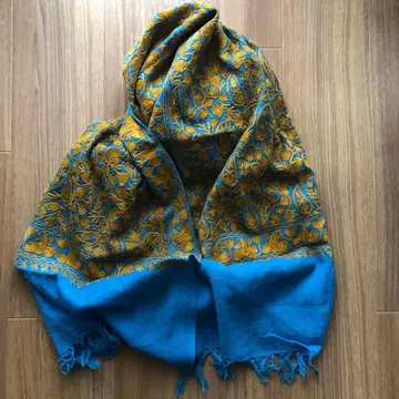 인도 카슈미르 자수 스톨