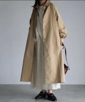 ap retro 스탠드 칼라 롱 코트