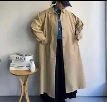 ap retro 스탠드 칼라 롱 코트