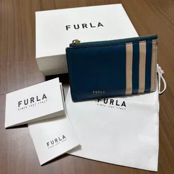 FURLA 카드 케이스 블루